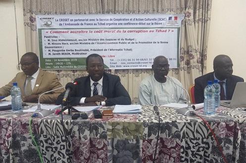 Des anciens ministres dissèquent les modes de corruption au Tchad 1