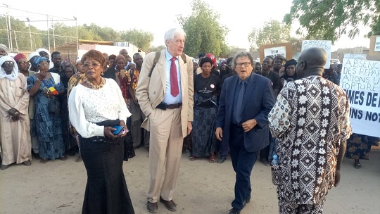 Marche des victimes de Habré et de leurs avocats pour l’indemnisation 1