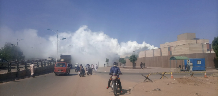 Il n'y a pas eu de l'incendie à l'Ambassade des États-Unis au Tchad 1