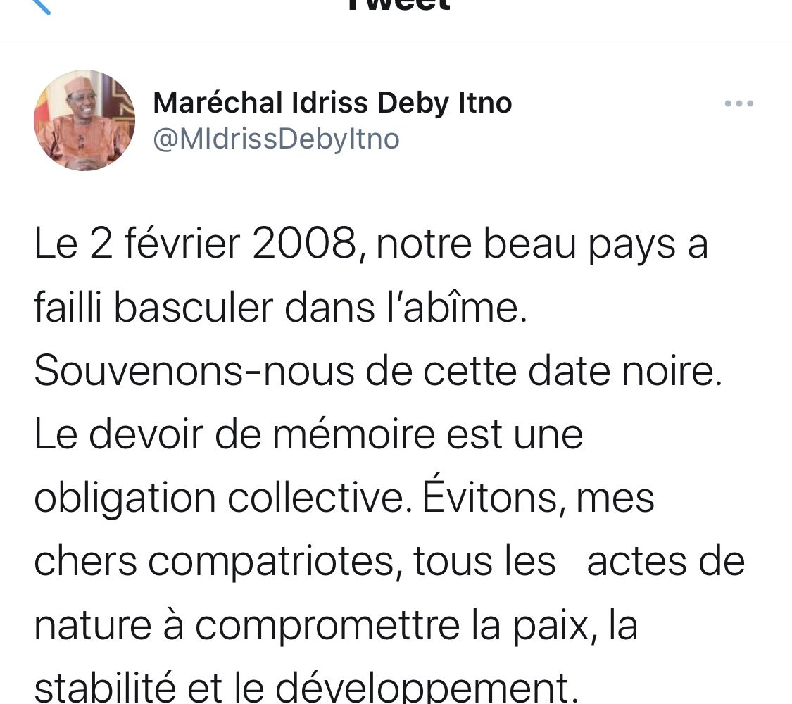 Il y’a treize ans, « le 2 février » 1