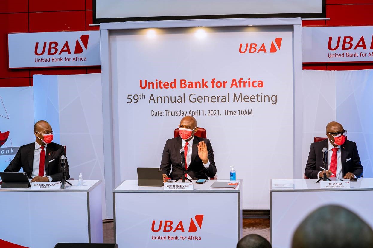 UBA est bien lancée pour tirer parti de la relance économique en 2021, déclare M. Elumelu 1