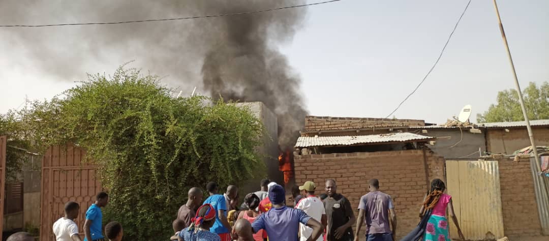 Un incendie dans une maison Chagoua 1