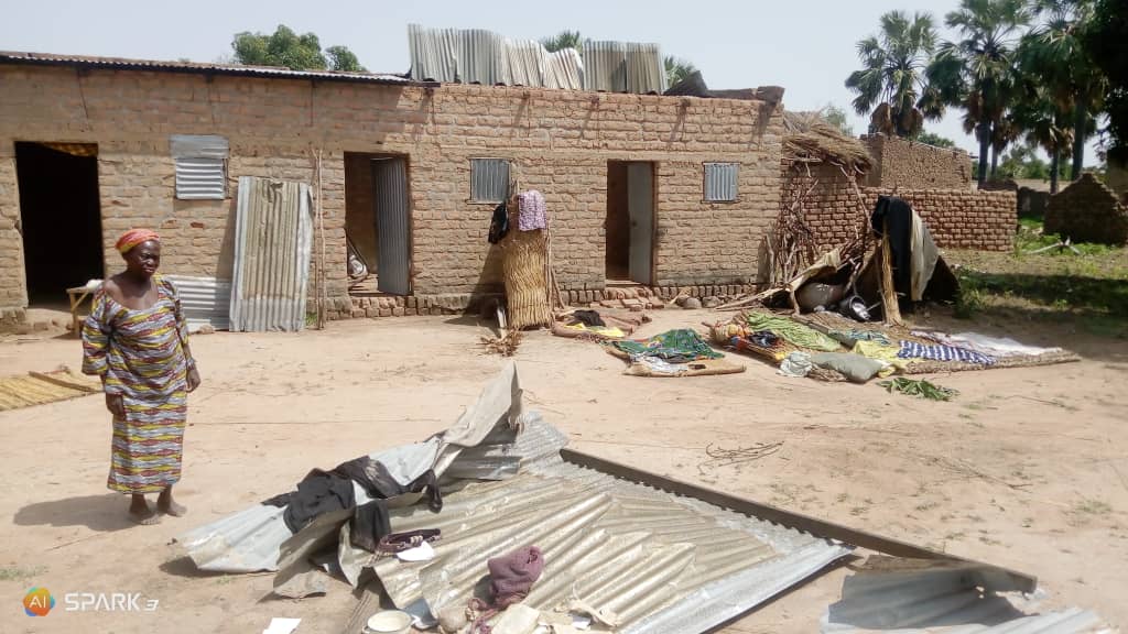 Plusieurs ménages se trouvent sans abris dans la Tandjilé-centre 1