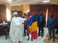 Remise du drapeau aux candidats au concours génies en herbe de l’Ohada