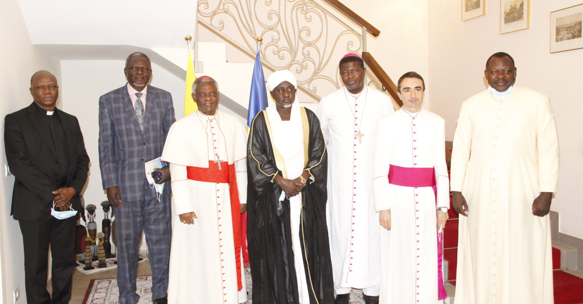 Le Cardinal Peter Turkson reçoit les leaders religieux 1