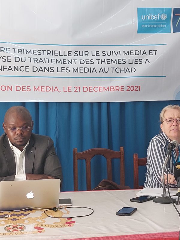 « Plus de 942 articles consacrés aux questions en lien avec les enfants au Tchad en 2021 »