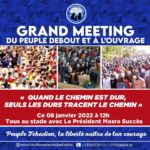 Les Transformateurs maintiennent leur meeting du 8 janvier 2