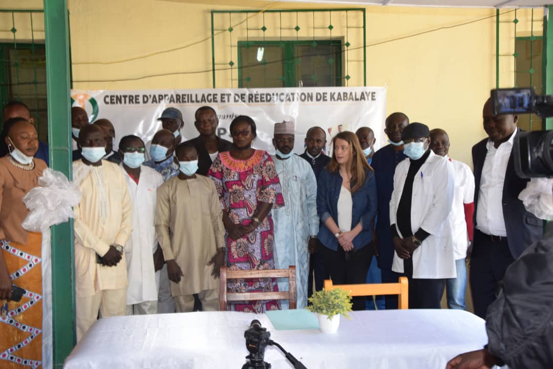 Le centre d'appareillage et de rééducation de Kabalaye ouvre ses portes au public 1