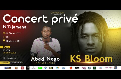 Ks Bloom en concert le 12 et 13 février prochain à Ndjamena 1