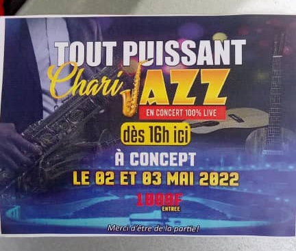 Le tout puissant Chari jazz en concert le 02 et 03 mai au Concept bar de Chagoua 1