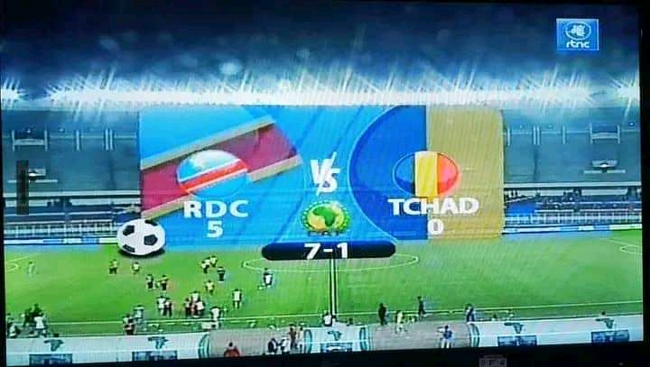 Le Tchad battu 5-0 par la Rdc 1