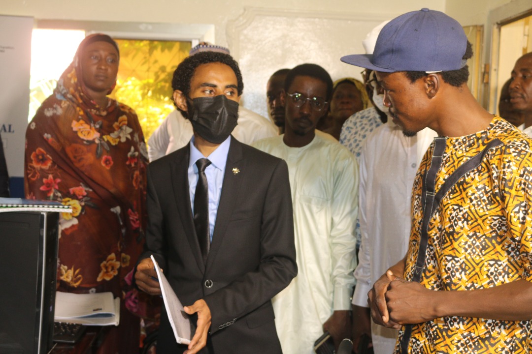 Mahmoud Ali Seid effectue une visite inopinée à l’Unité de gestion du projet initiative 50 000 emplois décents pour les jeunes au Tchad 1