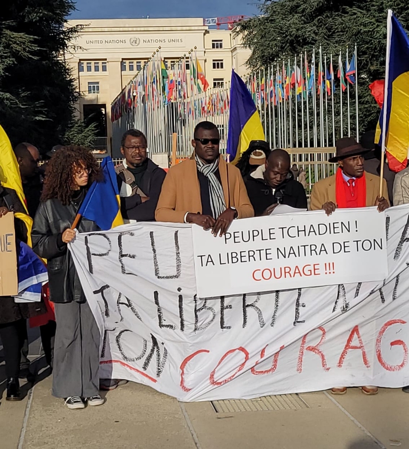 La diaspora tchadienne manifeste en mémoire des victimes du 20 octobre 1