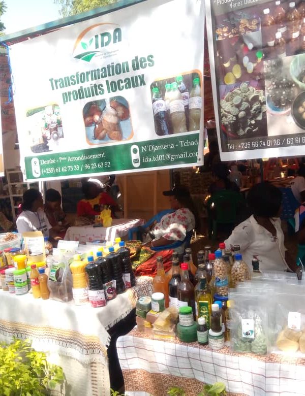 l’Association Bet Al Nadjah expose les produits locaux tchadiens