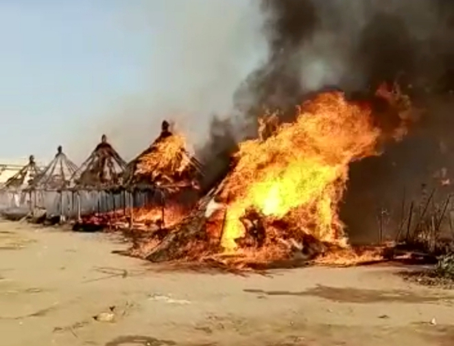 Le camp des réfugiés centrafricains a été incendié par un inconnu 1