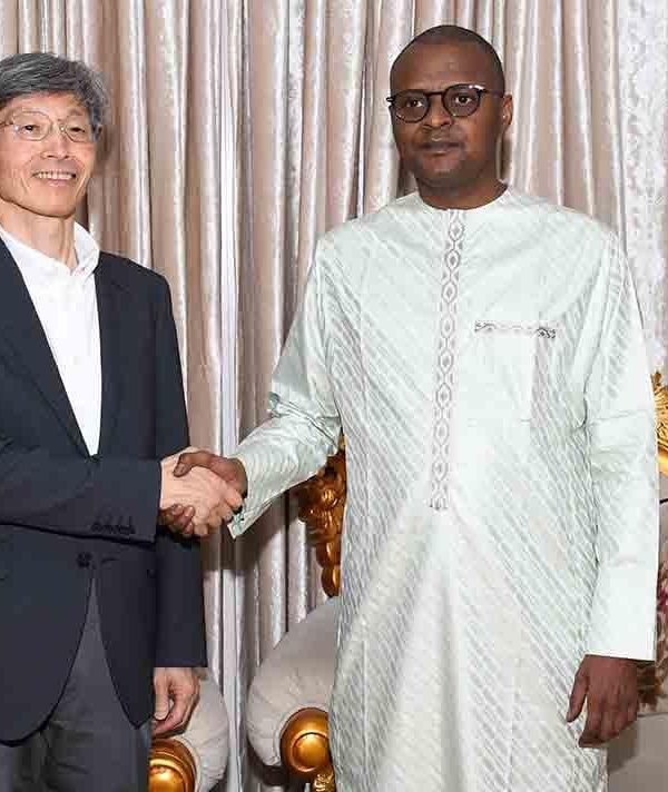 Kenji Okamura en visite officielle au Tchad