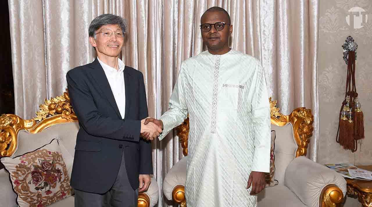 Kenji Okamura en visite officielle au Tchad 1