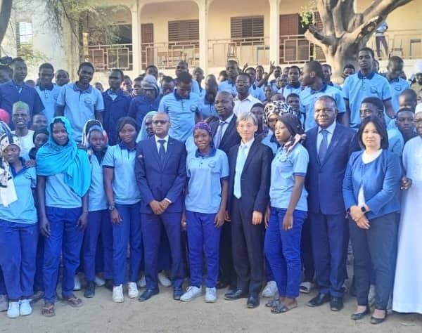 Le lycée technique industriel de N’Djamena a reçu la visite du directeur général adjoint du Fmi