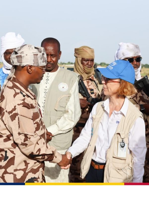 Afflux des réfugiés Soudanais au Tchad : le Président de transition en visite à Adré