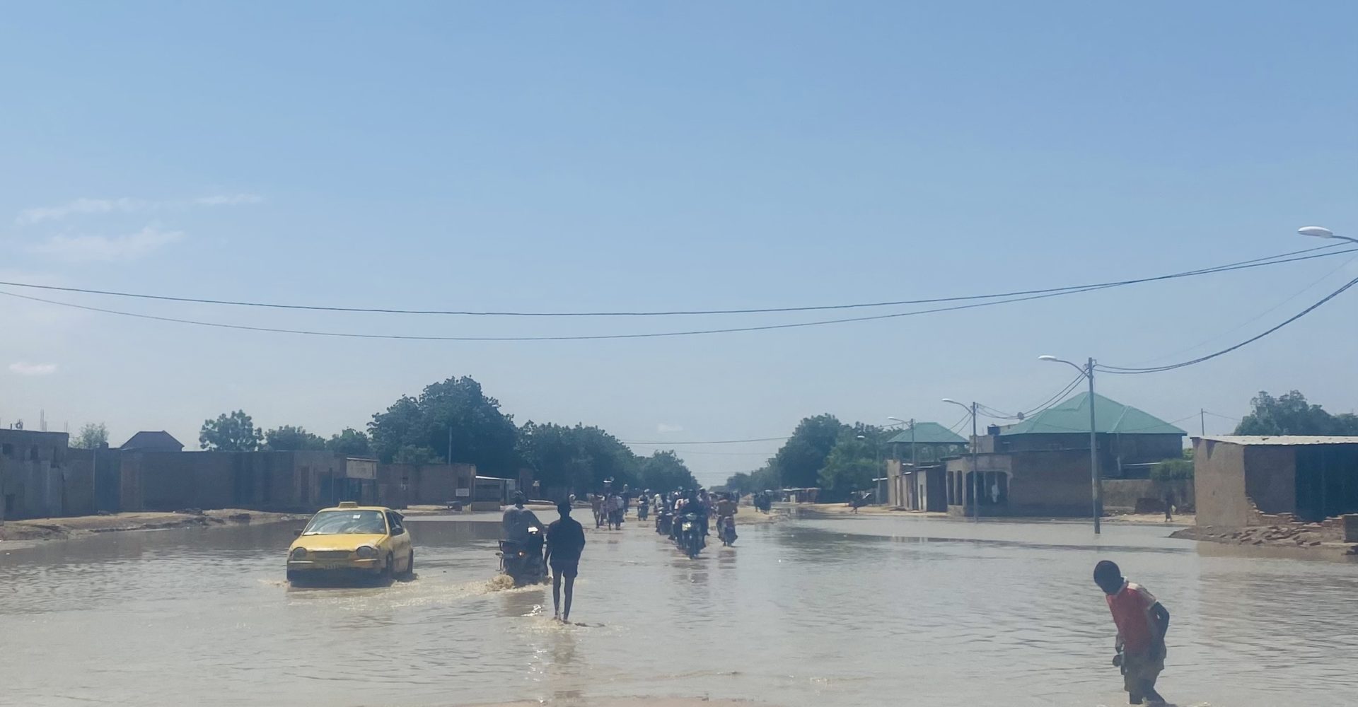 N’Djamena et ses routes déroutantes en saison des pluies 1