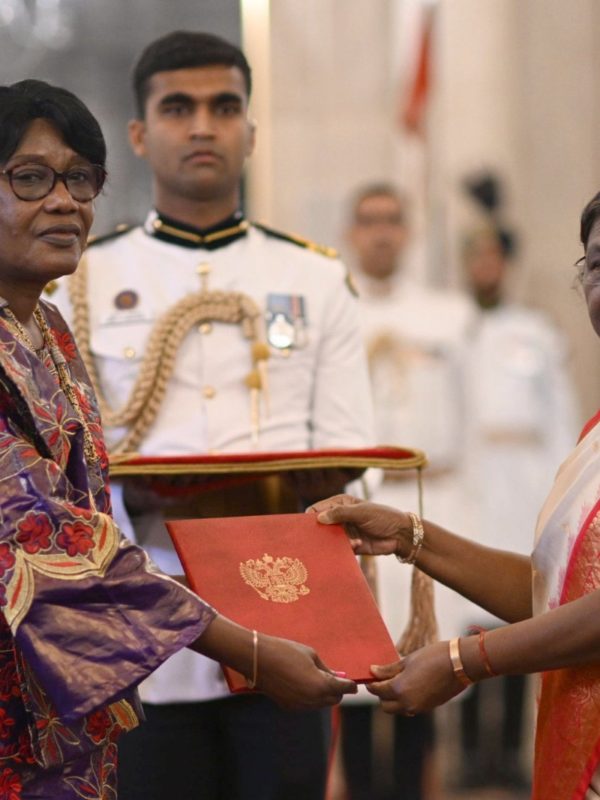 L’ambassadrice du Tchad en Inde présente ses Lettres de Créance