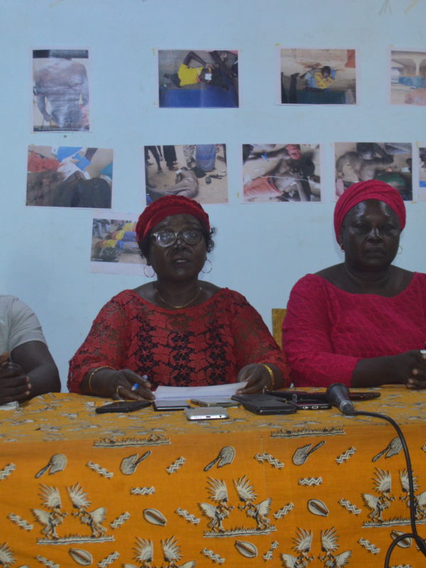 Un collectif des associations de la société civile et des défenseurs de droits de l’homme demande justice pour les victimes du 20 octobre 2022