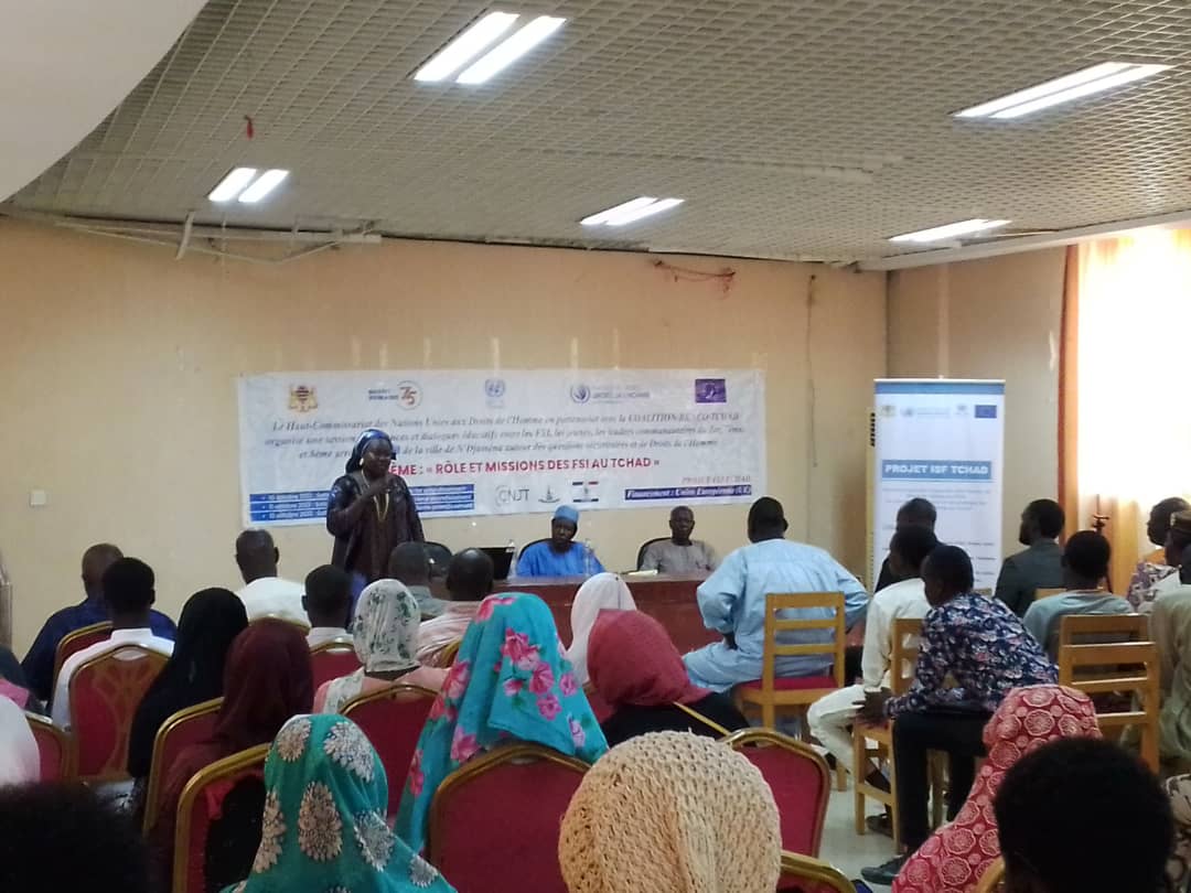 La session  de conférence et dialogue éducatif sur le rôle et mission des fsi au Tchad a pris fin  dans le 8e arrondissement 1