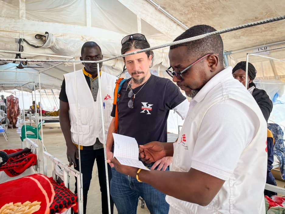 Stephen Cornish, directeur général de Msf Suisse, déplore sur les mauvaises conditions des réfugiés soudanais 1