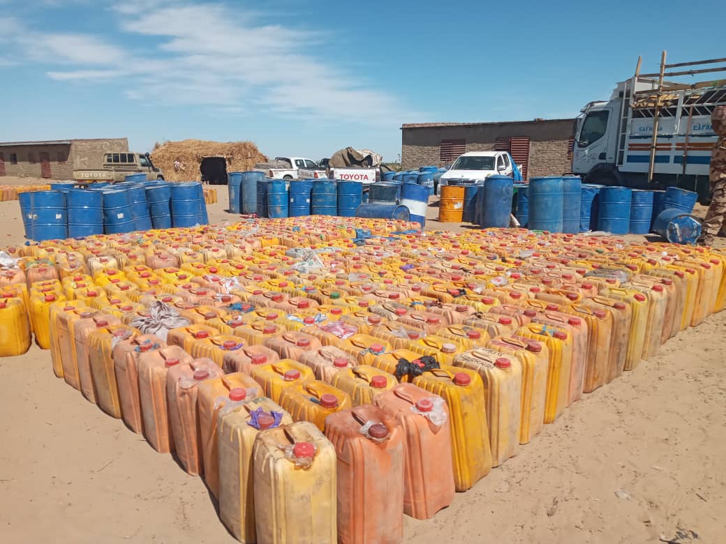Tchad : Des milliers de litres de carburant  saisis par les forces de l’ordre 1