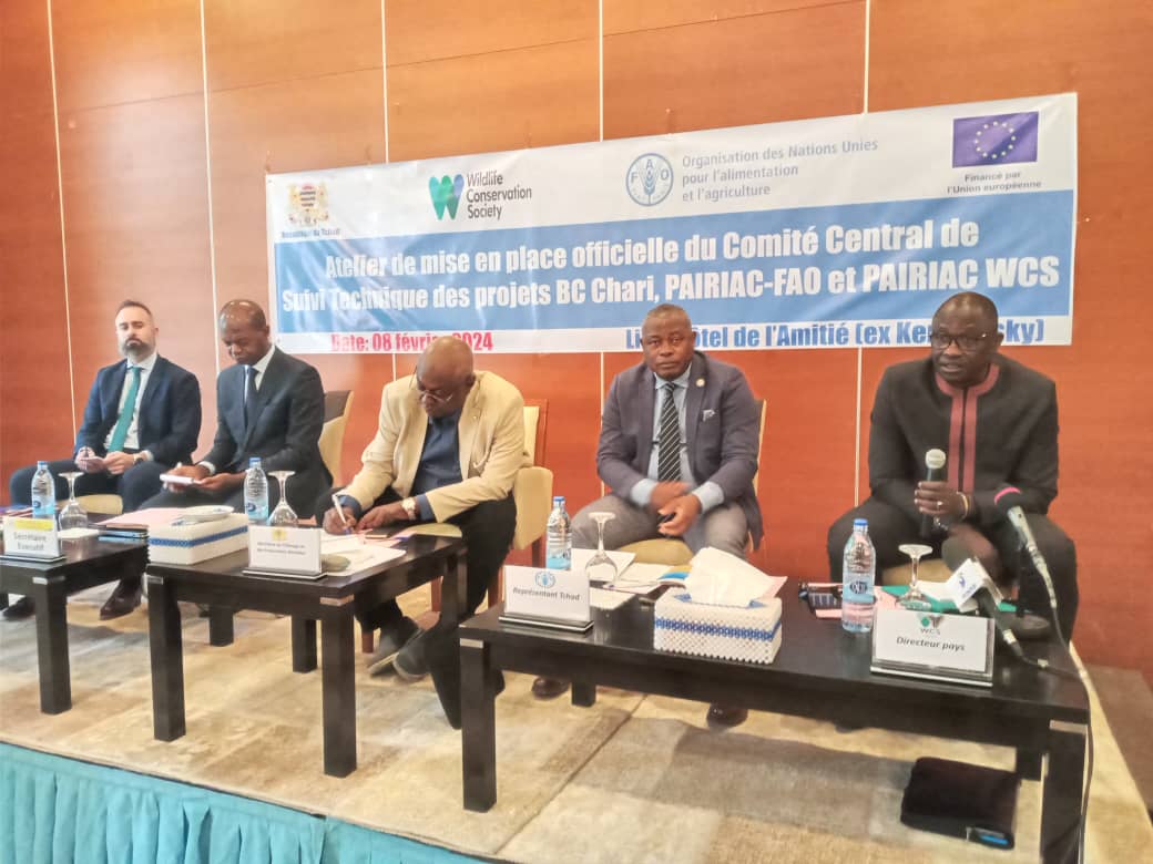 Tchad : les membres du comité central de  suivi technique des projets Pairiac Fao/Wcs et Bc Chari installés 1