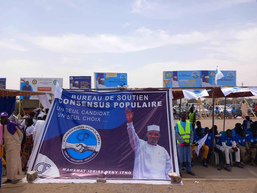 Présidentielle : le bureau de soutien «Consensus populaire» présent au meeting du candidat de la Coalition Tchad uni 1