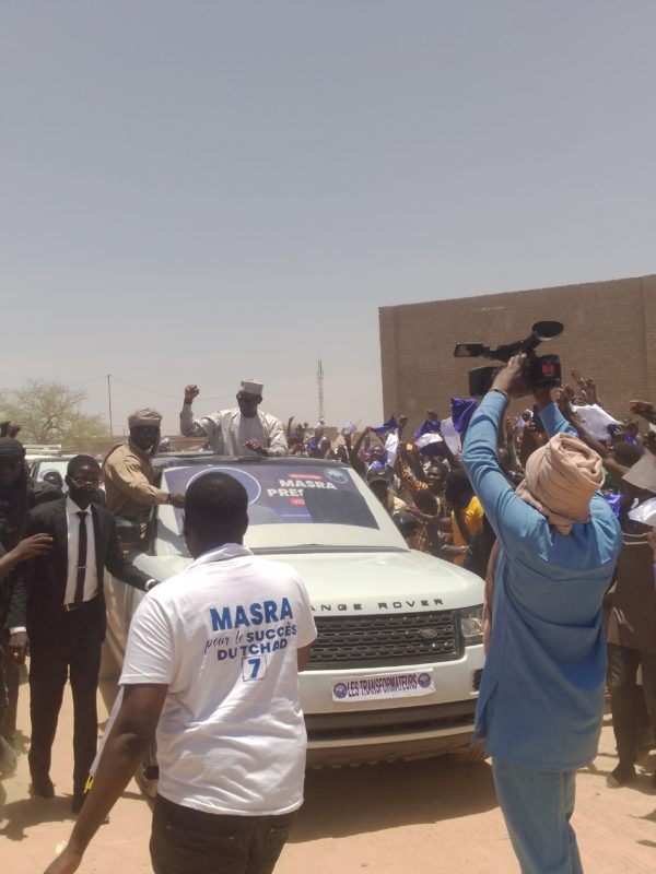 Dr Succès Masra en campagne dans le Ouaddaï