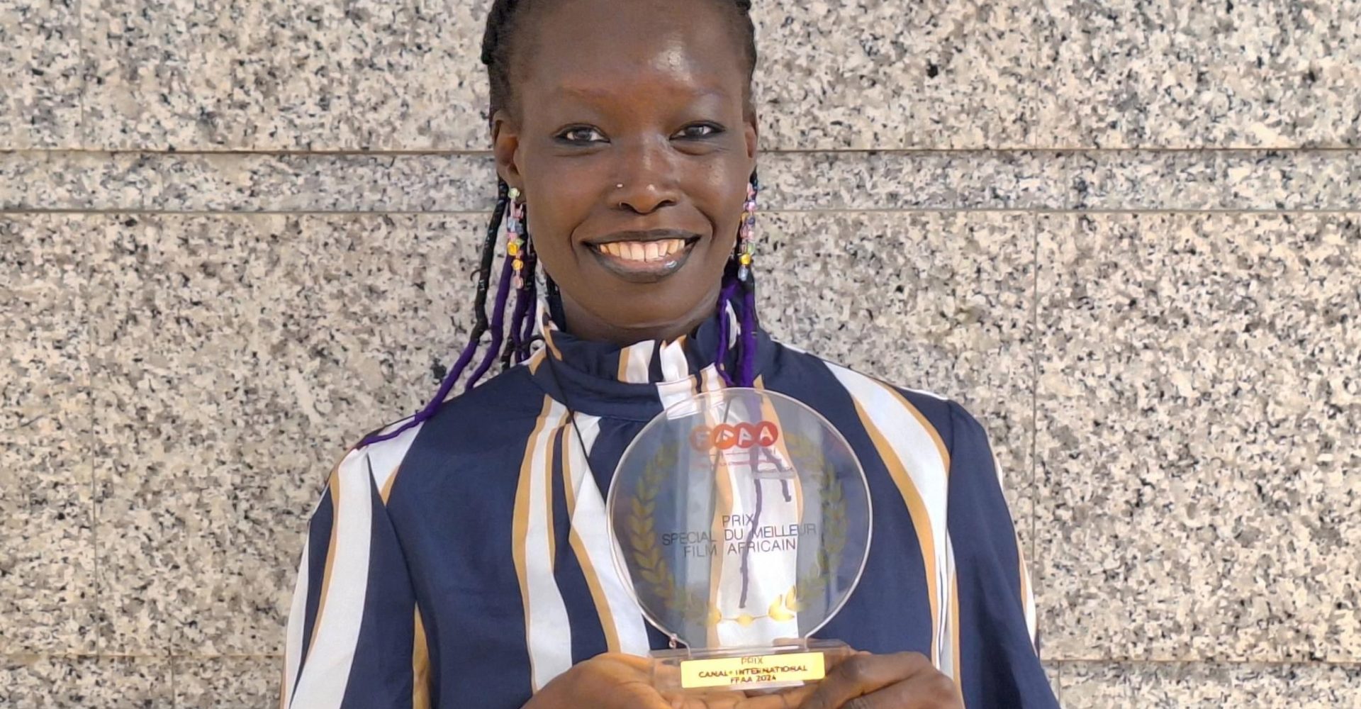 Festival du Film d’Animation d’Abidjan 2024 : Salma Khalil du Tchad  lauréate du prix spécial meilleur film Africain Canal+ International 1