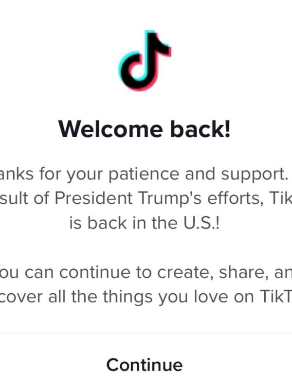 TikTok de retour aux États-Unis