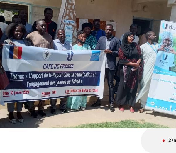 L’apport de U-report dans la participation et l’engagement des jeunes au Tchad au centre d’un café de presse