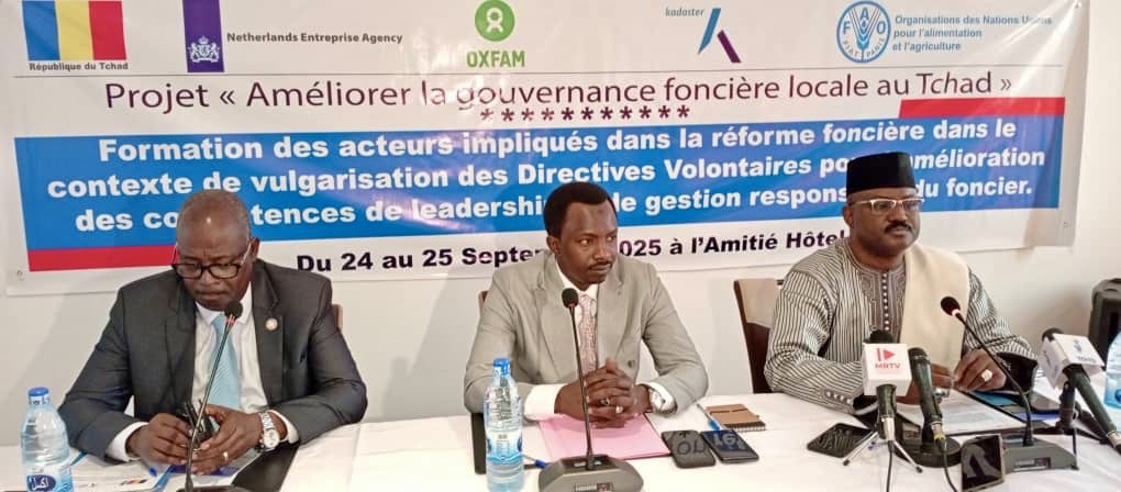 Tchad : Formation sur les directives volontaires pour une gestion responsable du foncier dans le cadre de la réforme foncière 1