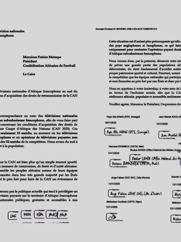 CAN 2025 : les télévisions francophones dénoncent une injustice sur les droits TV