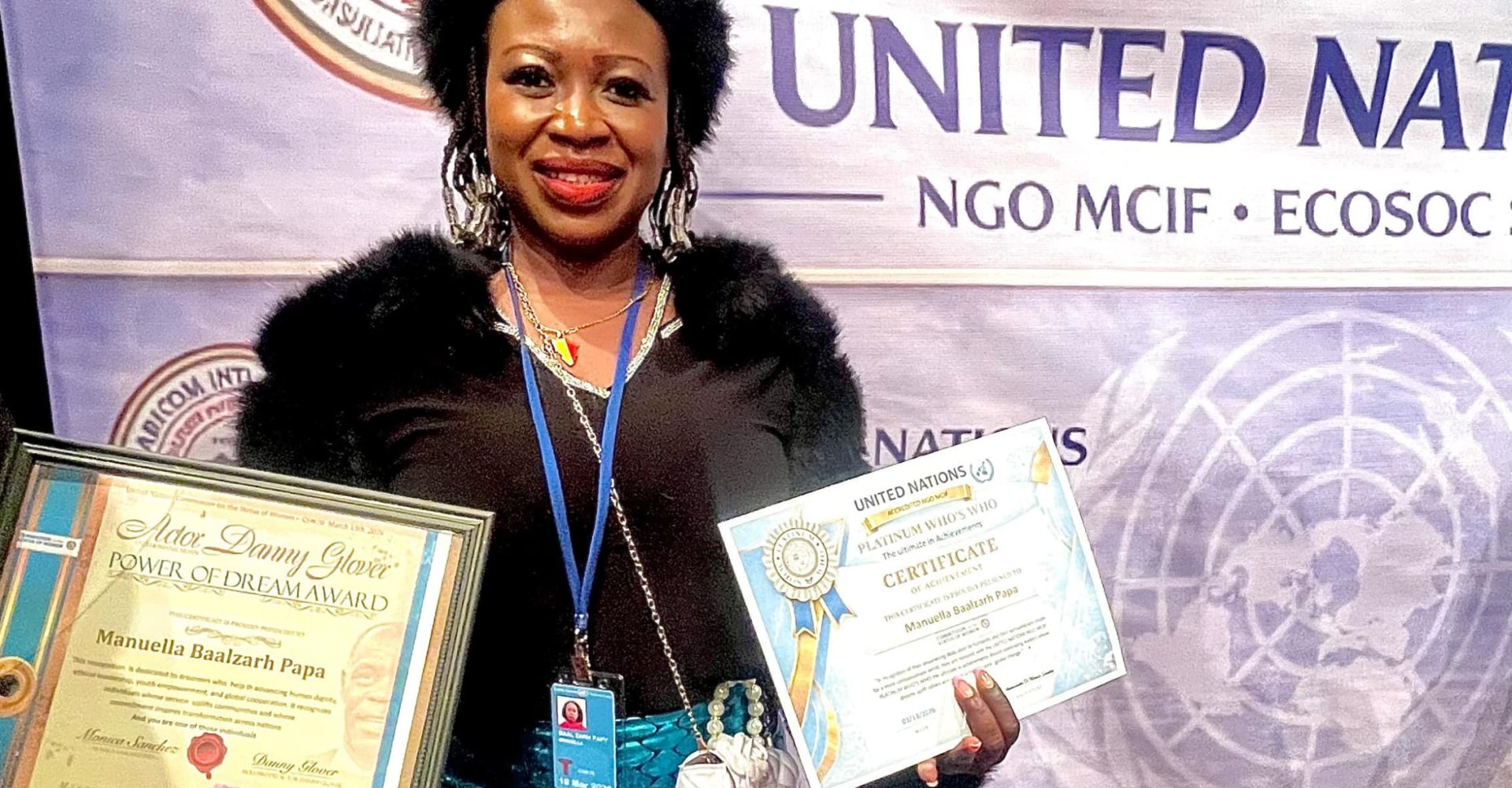 Manuella Baalzarh Papy : Une Flamme de Changement Reconnu sur la Scène Internationale 1