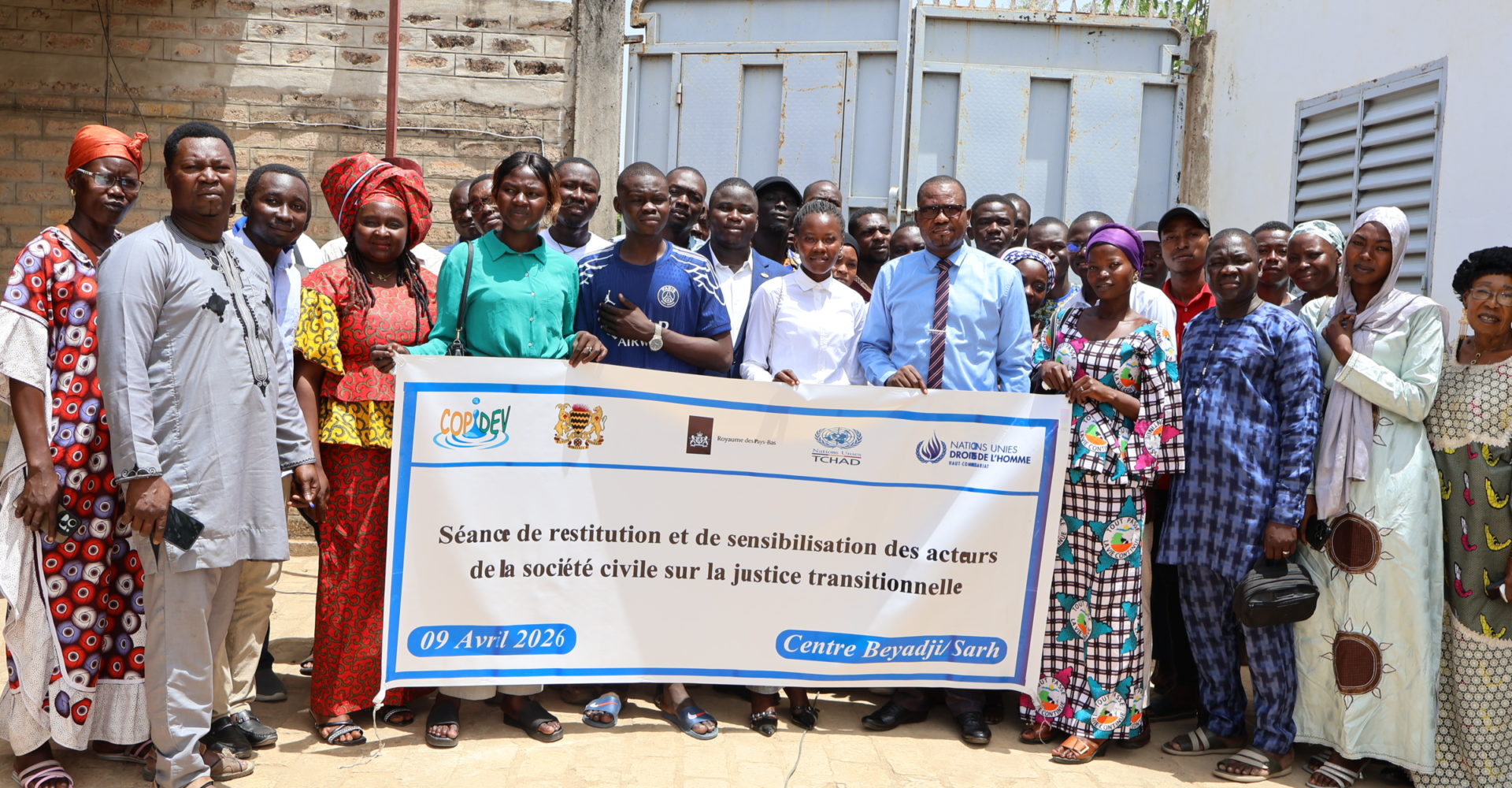 Sarh: le COPIDEV restitue les acquis sur la justice transitionnelle aux OSC 1 Sarh: le COPIDEV restitue les acquis sur la justice transitionnelle aux OSC 1