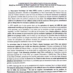 Communiqué MPS ONU