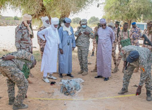Délégation gouvernementale du ministre des Armées, des Anciens Combattants et des Victimes de guerre à Tiné (Wadi-Fira),