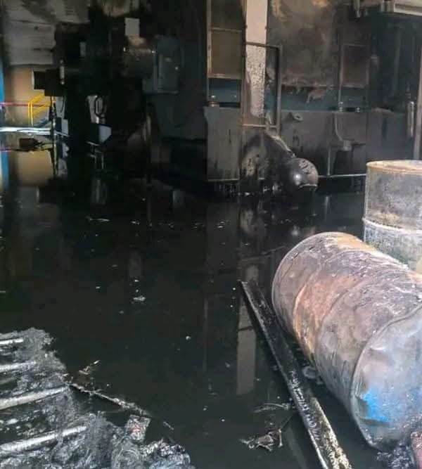 La centrale électrique de farcha 1 a été ravagé  partiellement par un incendie