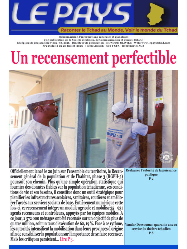 La Une de votre hebdomadaire n°295