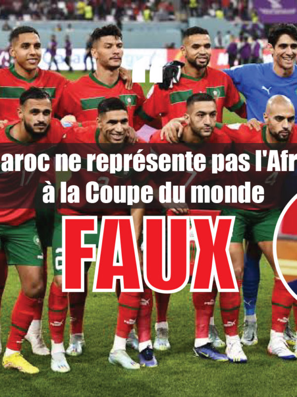 Faux, le ministre marocain des Sports n&rsquo;a pas déclaré que « le Maroc ne représente pas l&rsquo;Afrique » à la Coupe du monde