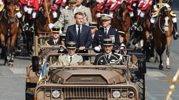 14-Juillet :Volodymyr Zelensky et 24 dirigeants européens aux côtés d'Emmanuel Macron à Paris 1 14-Juillet :Volodymyr Zelensky et 24 dirigeants européens aux côtés d'Emmanuel Macron à Paris 1