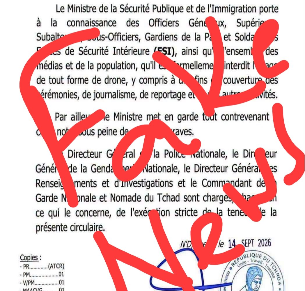 Les autorités en charge de la sécurité démentent l'existence d'une circulaire interdisant l'utilisation de drones dans les cérémonies 1 Les autorités en charge de la sécurité démentent l'existence d'une circulaire interdisant l'utilisation de drones dans les cérémonies 1