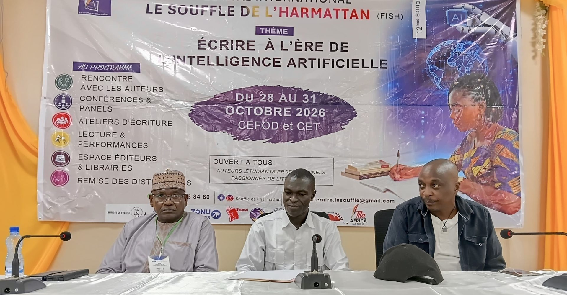 Culture : la 12ᵉ édition du festival « Le Souffle de l’harmattan » lancée à N’Djaména 1 Culture : la 12ᵉ édition du festival « Le Souffle de l’harmattan » lancée à N’Djaména 1